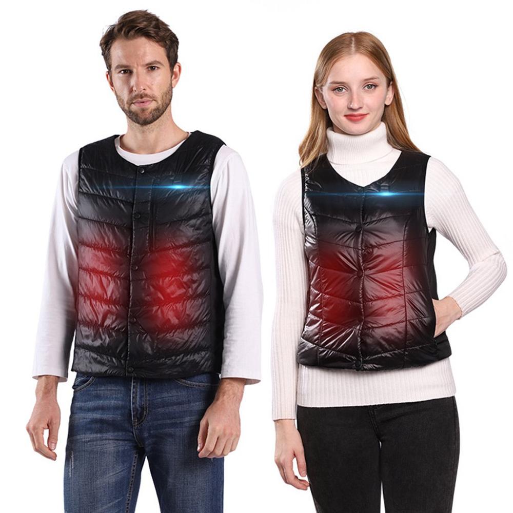 Usb Koorts Vest App Temperatuurregeling Vest Outdoor Sport Elektrische Verwarming Kleding Mannen En Vrouwen Verwarming Vest