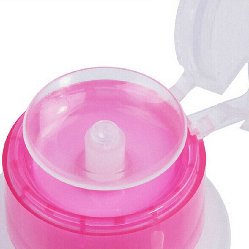 1Pcs Beauty 100Ml Lege Plastic Nagellak Remover Liquid Druk Pumping Dispenser Lege Bid Fles Nagels Art Cleaner tool L921