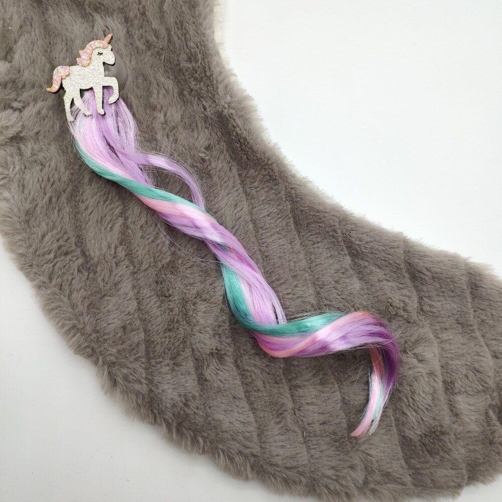 1 Pc Leuke Meisjes Haarspeld Kind Twist Haar Clip Eenvoudige Barrette Eenhoorn Cartoon Haar Touw Accessoires Kids Pruik Touw Haar hoofd Slijtage: B