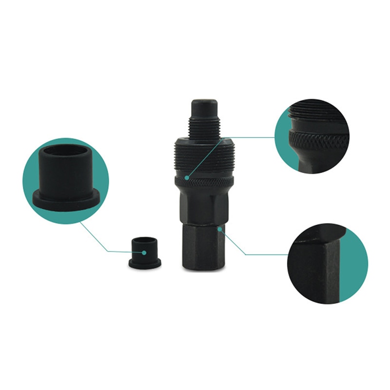 Chainset Removal Tool Carbon Steel Bicycle Crank Set Crank Arm Puller Remover Maintenance Tool With Removable Head Durable