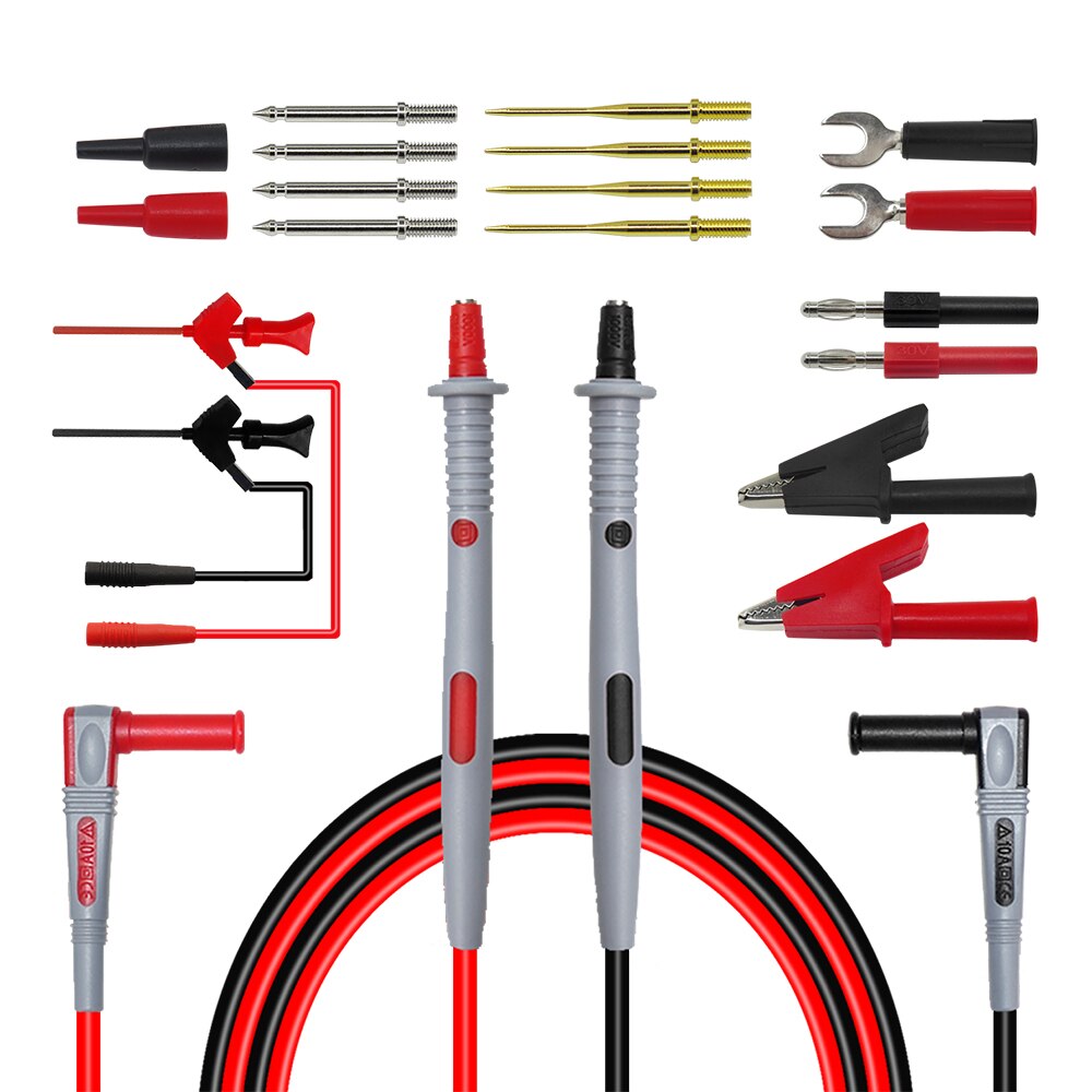 Cleqee Multimeter Probe Probes Vervangbare Naalden Test Leidt Kits Probes Voor Digitale Multimeter Kabel Voeler Voor Multimeter: P1503D