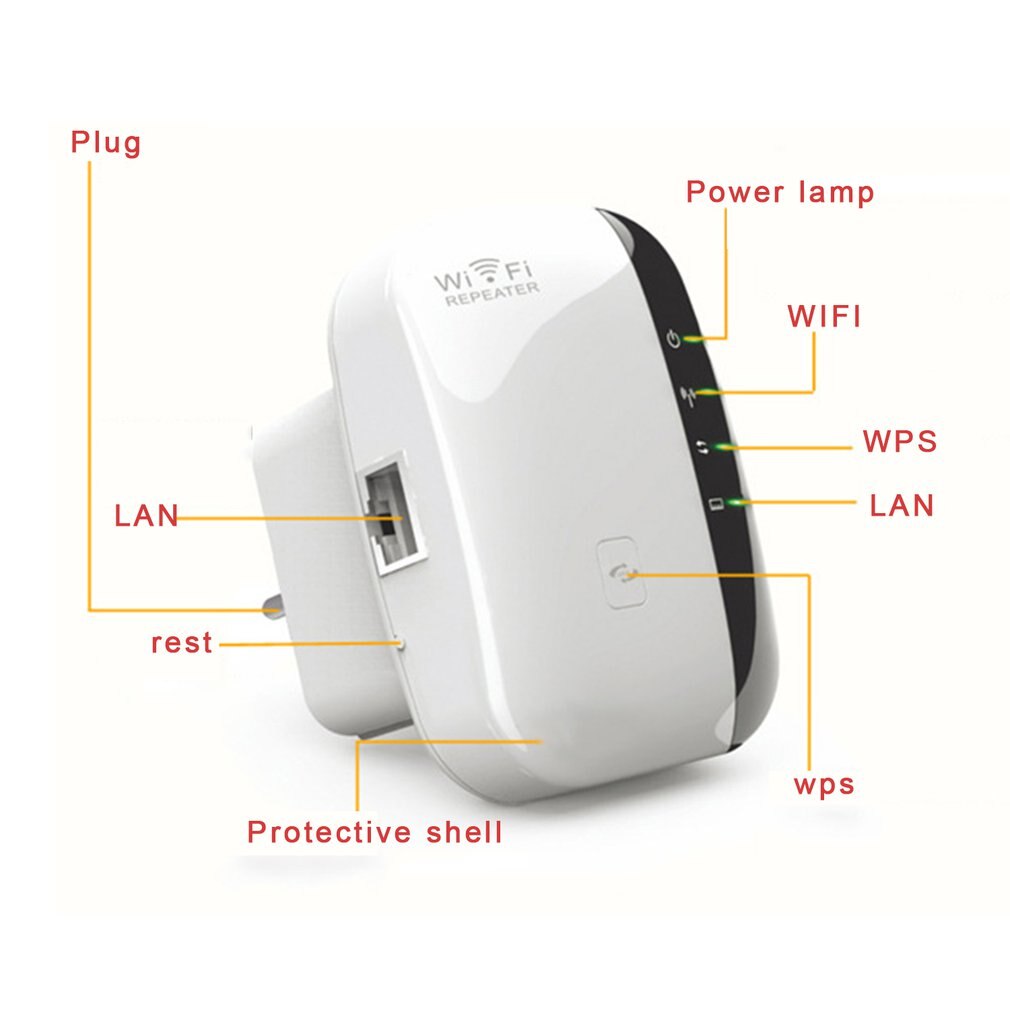 Wifi Router Dual Band Repeater High Power Wifi Signal Amplifier Wireless Network Repeater Wifi Signal Amplifier