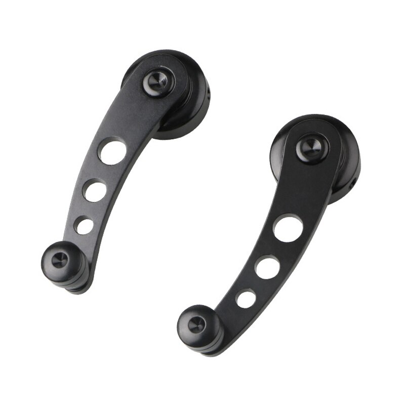 2PCS Universal Car Window Lever Winding Elevator Lift Handles Auto Interior Decoration Modification Direct Replacement Parts