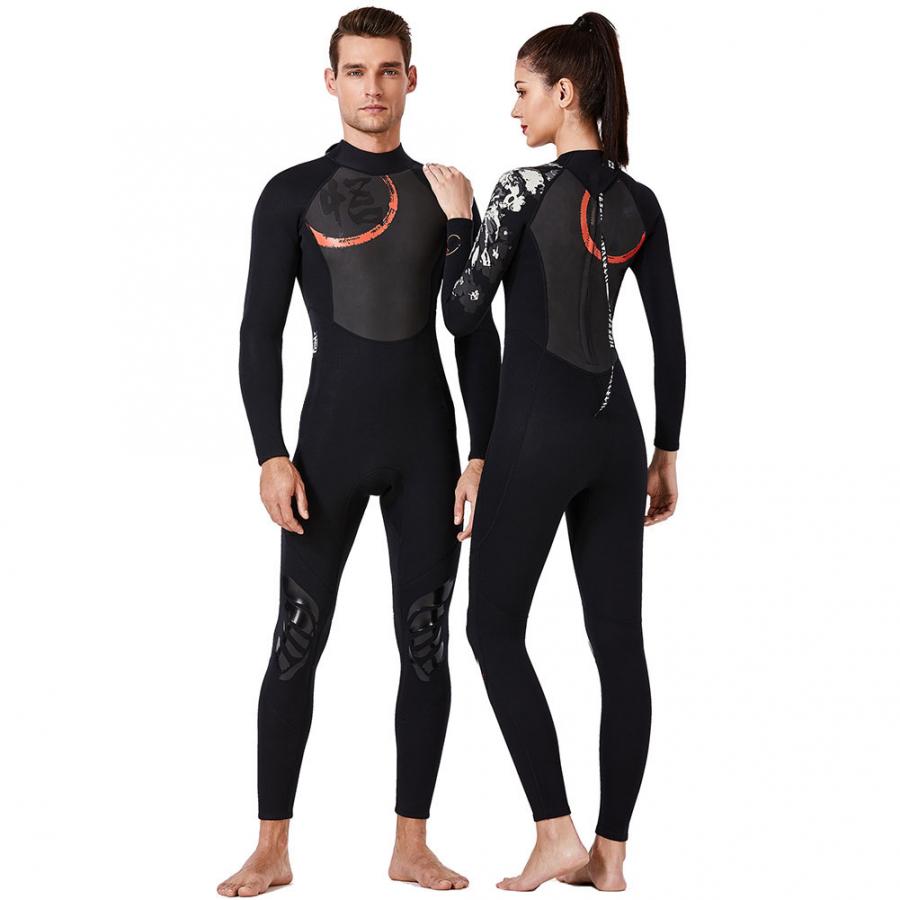 Duiken Pak 1.5 Mm Ademend Duiken Wetsuit Een Stuk Lange Mouw Unisex Surfen Zwemmen Zeilen Kleding Duikuitrusting