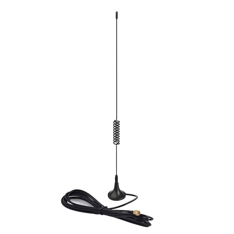 Bingfu Antena Receptor RTL Doble Banda 978MHz 1090MHz SMA Macho MCX 7dBi Base Magnética para ADS-B RTL SDR Radio Definida por Software Receptor Sintonizador USB Stick Dongle