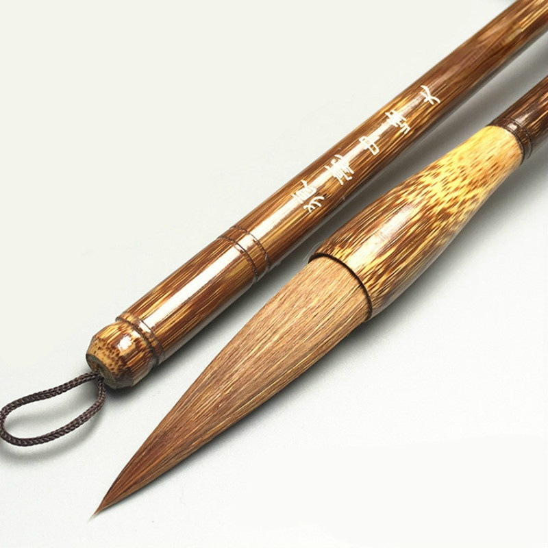 Chinese Calligraphy Brush Pen Weasel Hair Chinese Painting Calligraphy Brush Hopper-shaped Writing Brush Tinta China Caligrafia