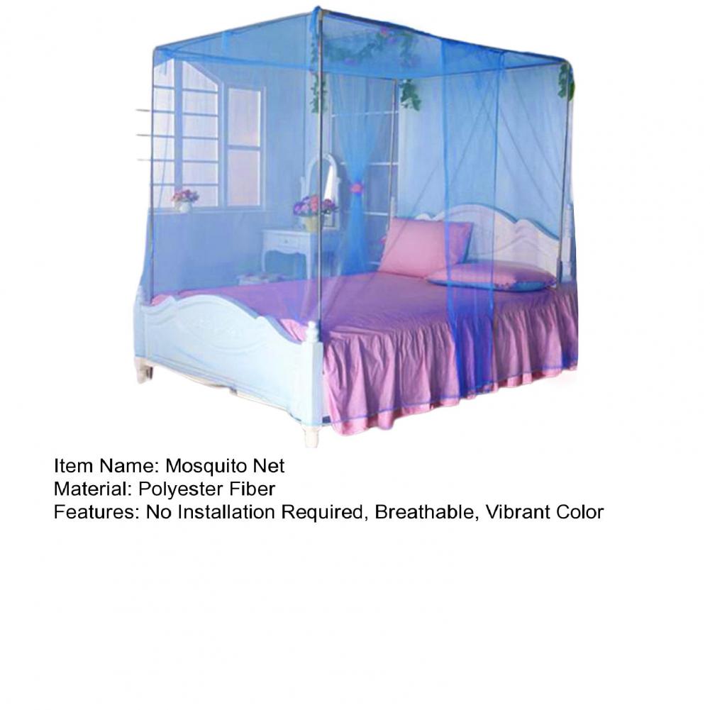 196*165cm łóżko kopułkowe moskitiera baldachim oddychająca siatka projekt prosta instalacja pojedyncze łóżko baldachim zasłona moskitiera