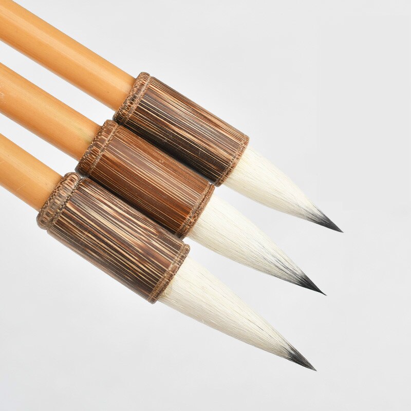 4 Stuks Chinese Kalligrafie Schrijven Borstel Pen Meerdere Haar S/M/L Reguliere Script Handschrift Praktijk Landschap Schilderen brush Pennen