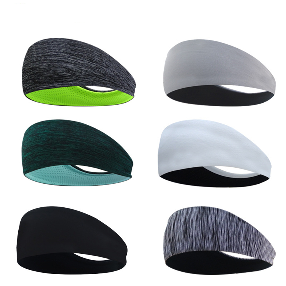 Banda elástica para el pelo para hombre y mujer, vinchas deportivas para la cabeza, diademas para Yoga, accesorios para el cabello, banda de seguridad
