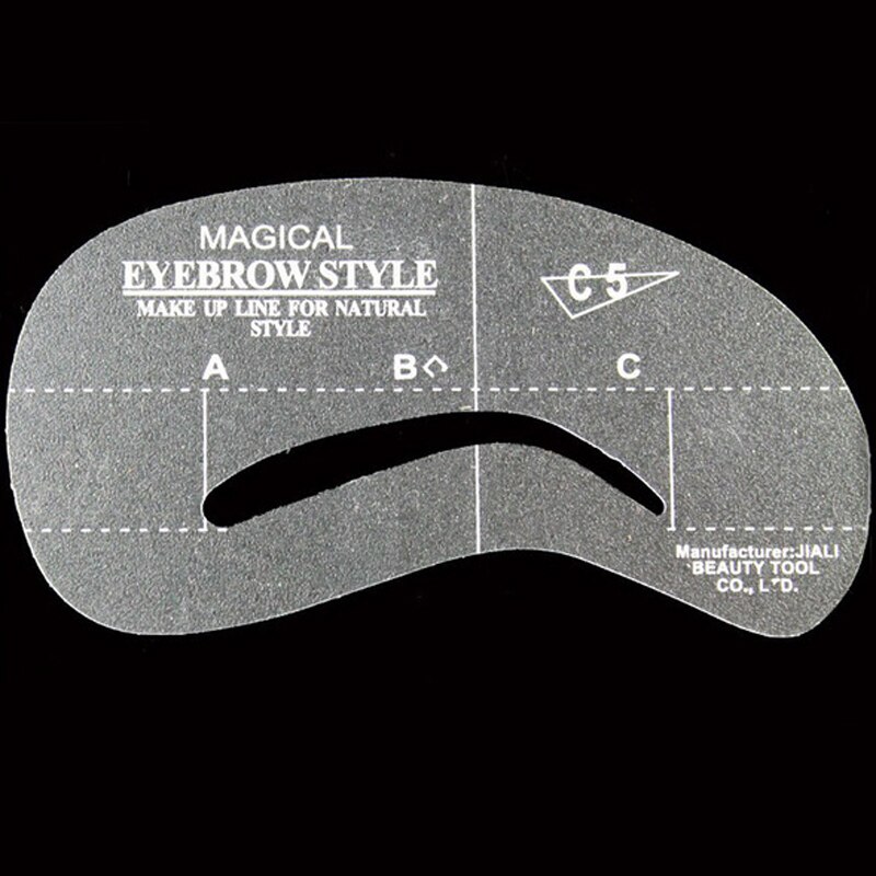 24 PCS Reusable Eyebrow Stencil Set Eye Brow DIY Drawing Guide Styling Shaping Grooming Template Card Easy Makeup