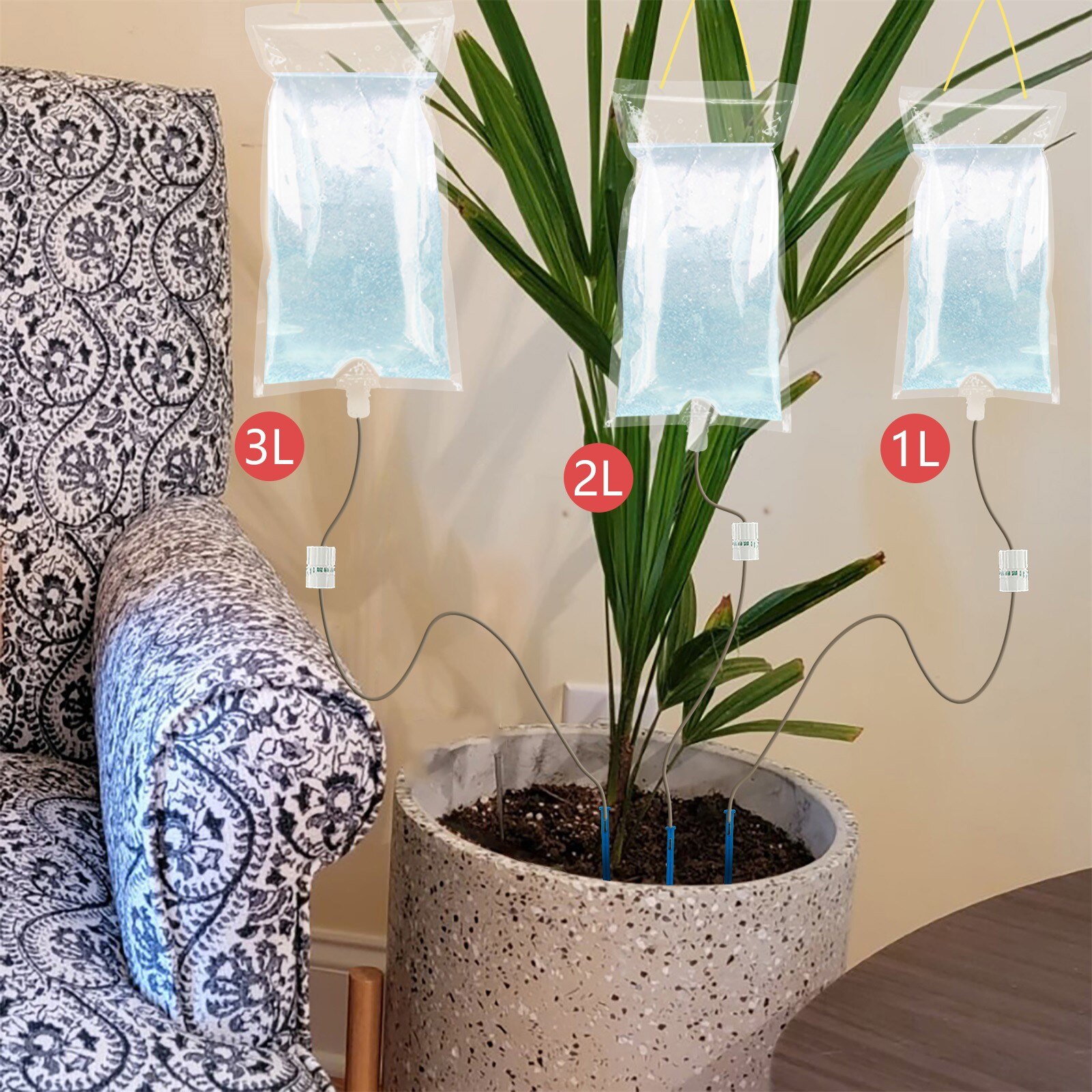 25 # Plant Life Ondersteuning Druppelirrigatie Plant Automatische Bevloeiing Planten Bloem Waterers Fles Drip Irrigatie Watering