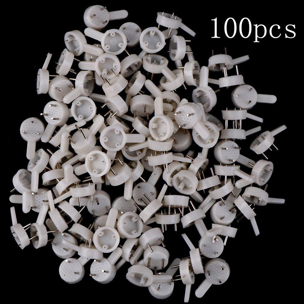 100 Stuks Wit Plastic Onzichtbare Muur Mount Foto Fotolijst Nagel Haak Hanger Hard Fotolijst Muur Haken Voor Foto 'S