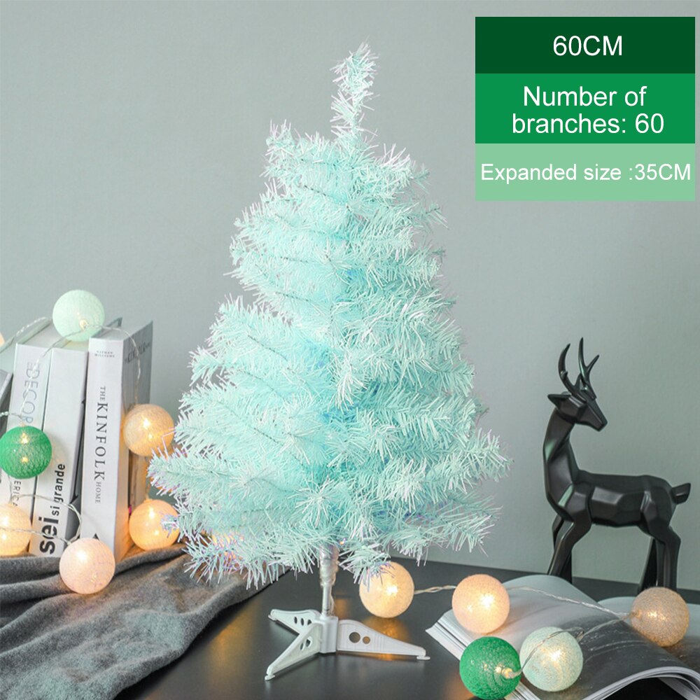 60/90/150/180cm kryptering grønt træ mini kunstigt juletræspynt juledekoration hjemindretning: C / 60cm