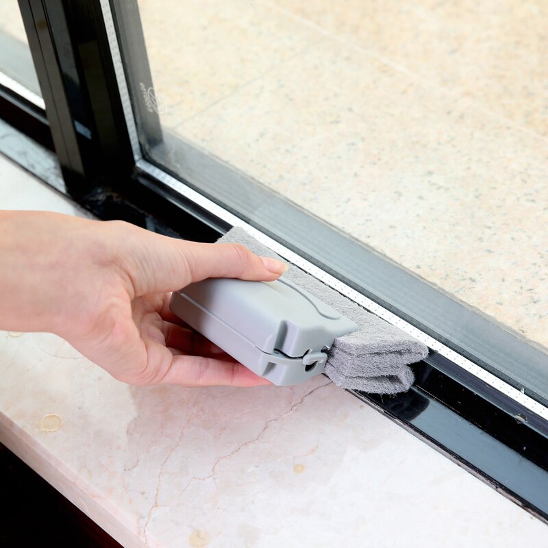 Window groove cleaning tool for window groove tool small brush cleaning window sill gap brush