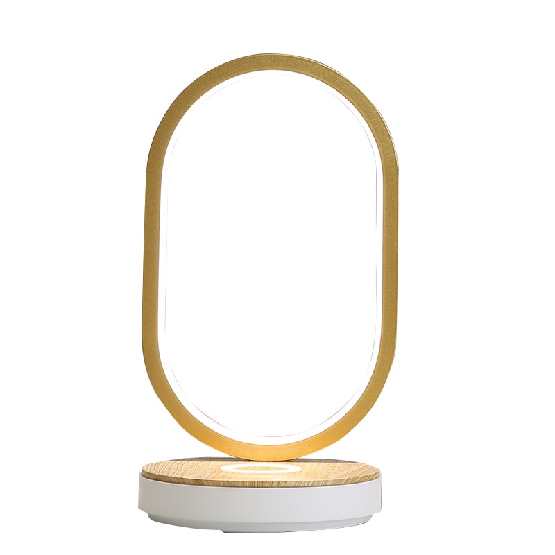 Moderne Tafel Lampen Voor Slaapkamer Studie Leeslampjes Nachtkastje Oog Beschermen Touch Dimmen Verlichting Luminaria Telefoon Draadloos Opladen