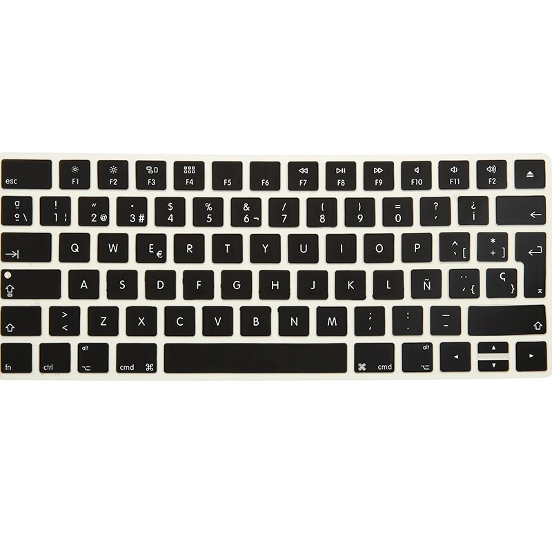 Spanish Language Silicone Keyboard Cover Skin for Apple Magic Keyboard Wireless Bluetooth MLA22LL/A A1644 European ISO Layout