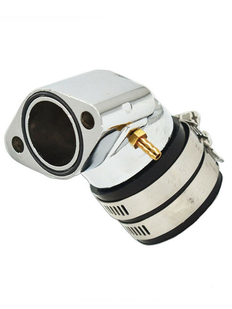 Zilver Aluminium Carburateur Spruitstuk Voor GY6 150cc Scooter Go Kart Motor