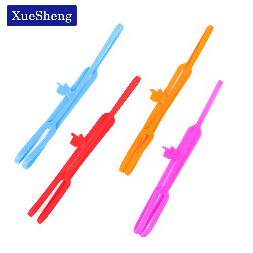 1PC Cute Silicone Finger Pointing Bookmark Book Mark Office Supply Funny