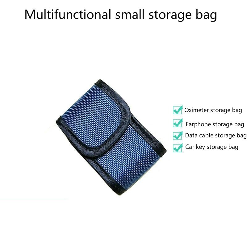 Hard Nylon Travel Oximeter Protective Case Bag Universal Portable Zipper Carry Pouch Box For Pulse Oximeter Storage Bag