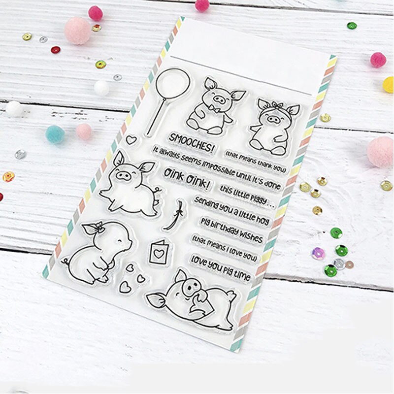 brand Clear stamps set Animal Transparent stamp for DIY Scrapbooking Cards Crafts 06: WW0235A1