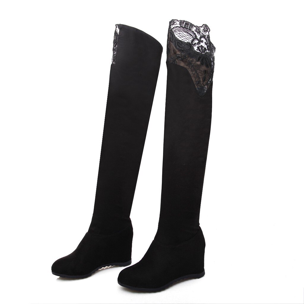 Suede Long Boots