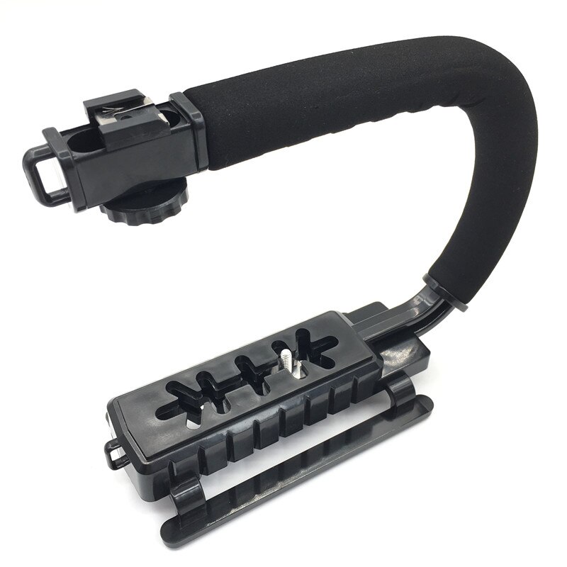 C Förmigen Halfter Griff Video Handheld Gimbal Stabilisator für DSLR Nikon Kanon Sony Kamera und Licht Tragbare Steadicam für Gopro: Schwarz