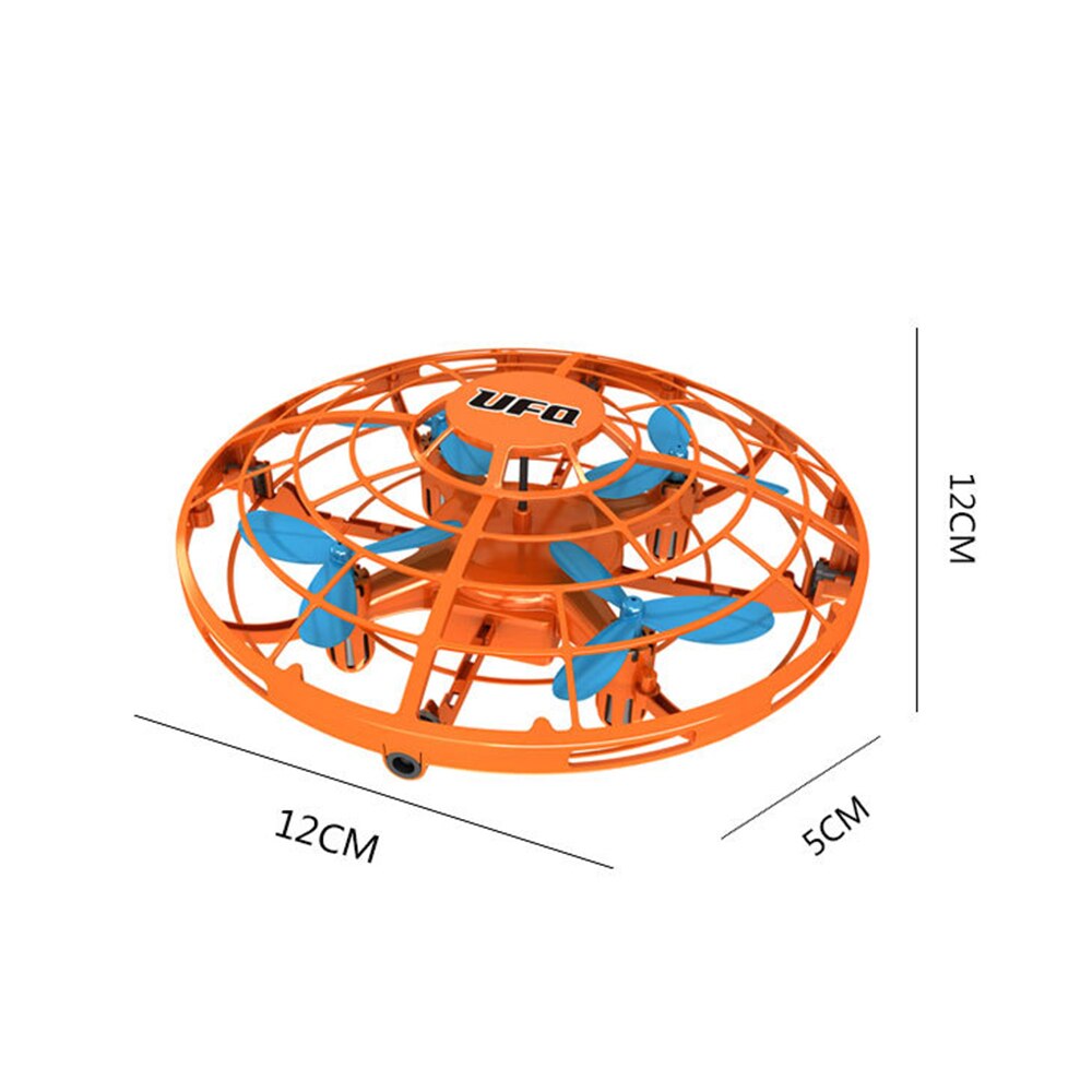 Spaß Hand-Gesteuert USB Ladung Fliegen Ball vier-Achse Mini Flugzeug Interaktive Infrarot Induktion 360 Rotierenden glänzend Licht