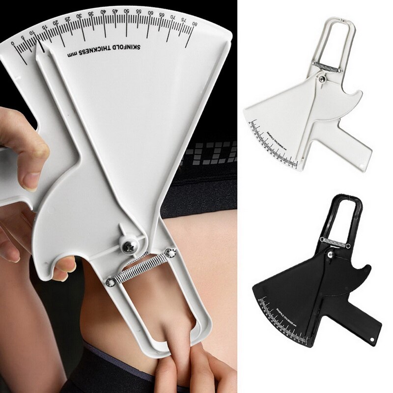 Fitness Body Fat Caliper Handheld Vet Dikte Meten Heerser Slanke Gids Huidplooi Maatregelen Gereedschappen Voor Mannen En Vrouwen