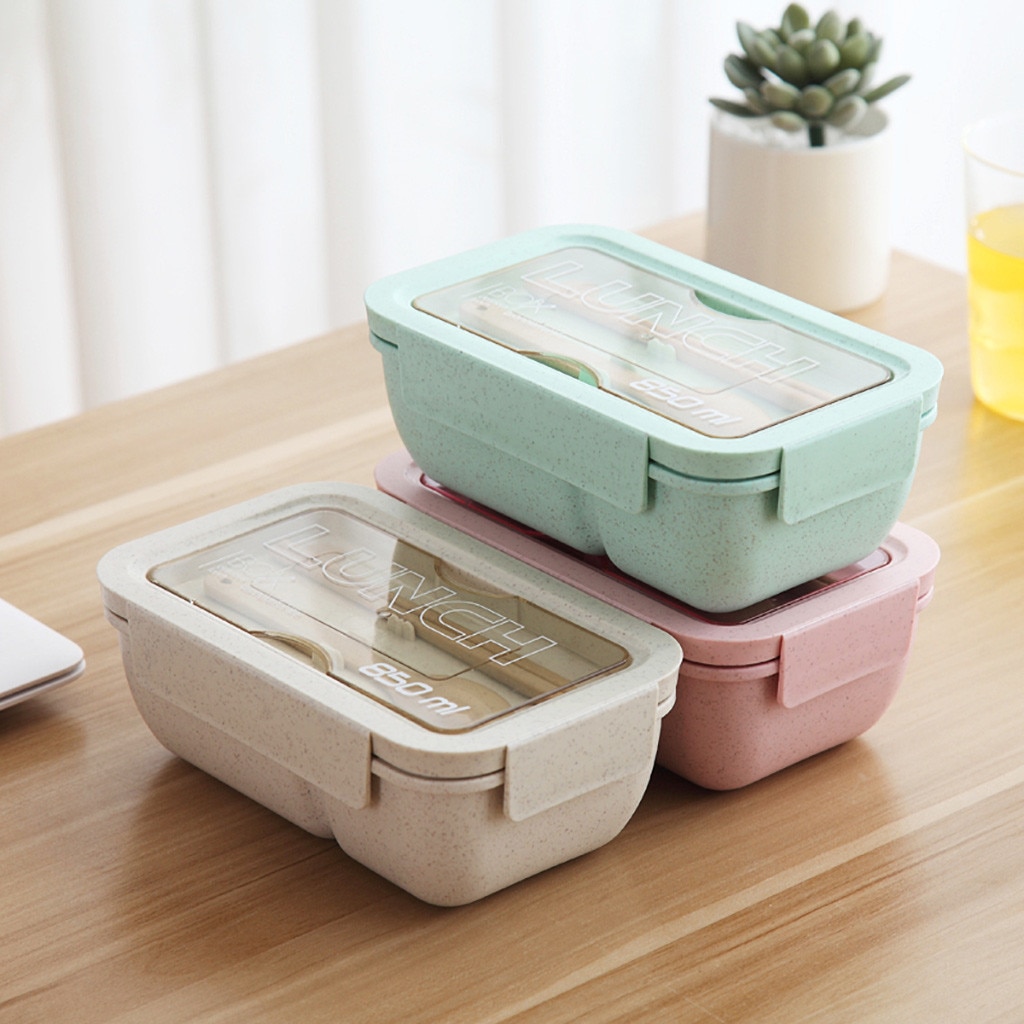 Microwave Lunch Box Picnic Food Fruit Container Storage Box For Kids Adult Container Organizer Brotdose