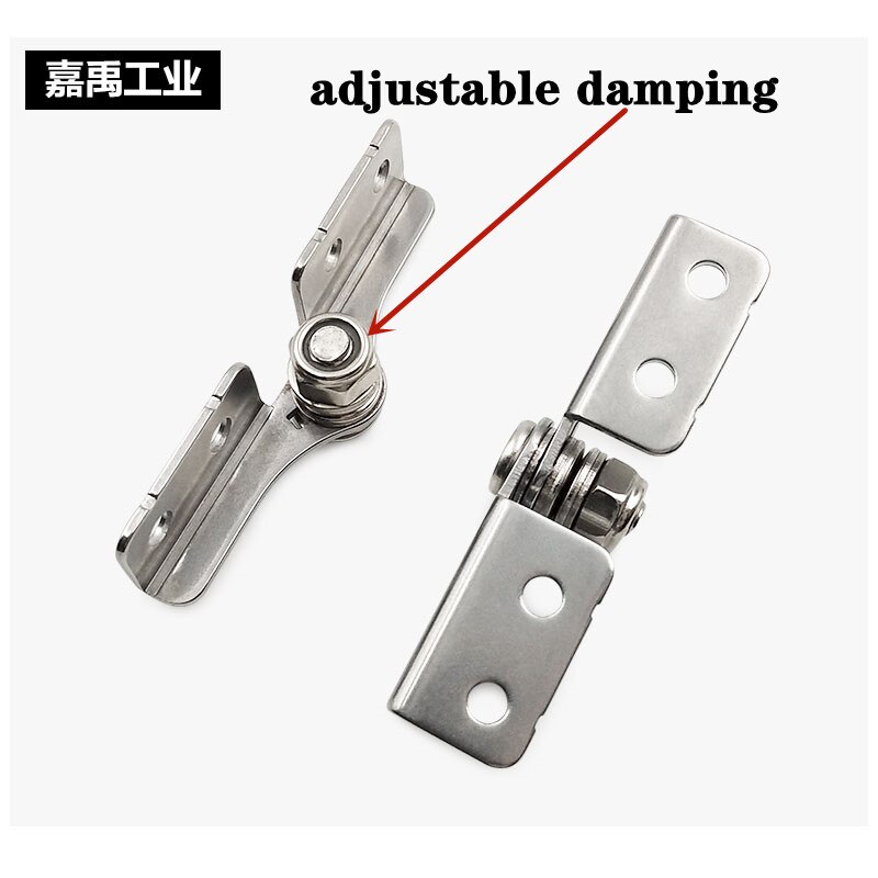 1 pair Stainless steel Torque hinge frictionThe adjustable damping hinge free stop fitting positioning hinge: HYC-TA(1 pair)