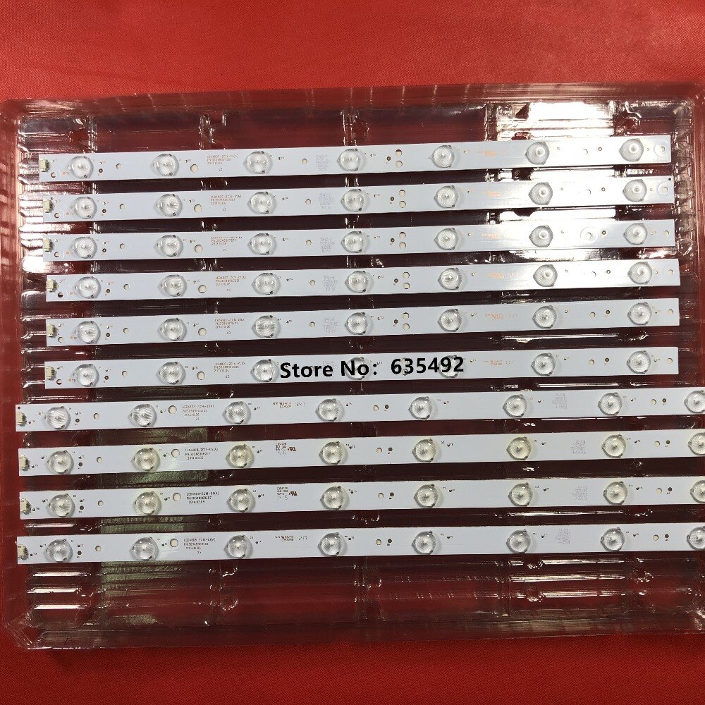 LED backlight strip 7/8 lamp for Haier 48"TV LE48F3000W LED48U3300 LED48D8 LED48D7-ZC14-01 01(B) 02