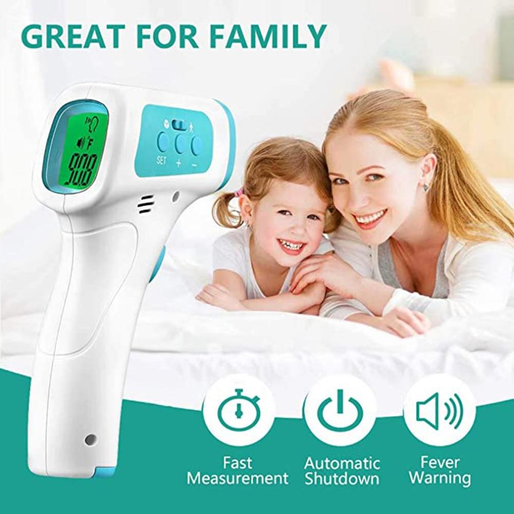 Non-Contact Thermometer Infrared Thermometer Forehead Body Baby Adults Outdoor Home Digital Infrared Ear Thermometer