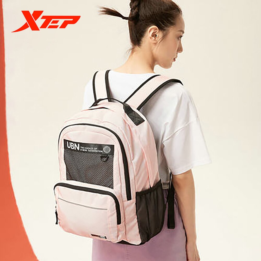Xtep sports backpack backpack men and women the same style travel bag sports leisure backpack 880337110019