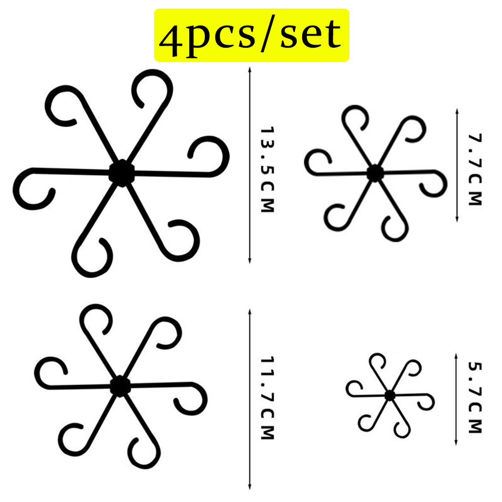 Estacas de soporte para tallo de planta de flores, marco de soporte para planta de interior trepadora, enrejado de estaca para jardín de plástico, soporte para plantas de interior, aros: M / Marrón