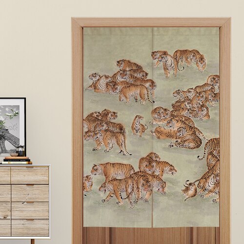 Chinesische Landschaft Tür Vorhang Küche Schlafzimmer Schlecht Halbe Vorhang Feng Shui Vorhang: 18