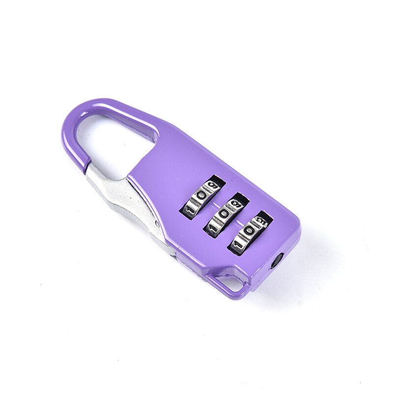 3 Mini Wijzerplaat Digit Nummer Code Wachtwoord Combinatie Hangslot Veiligheid Reizen Delicate Safe Lock Voor Hangslot Bagage Lock Van Gym