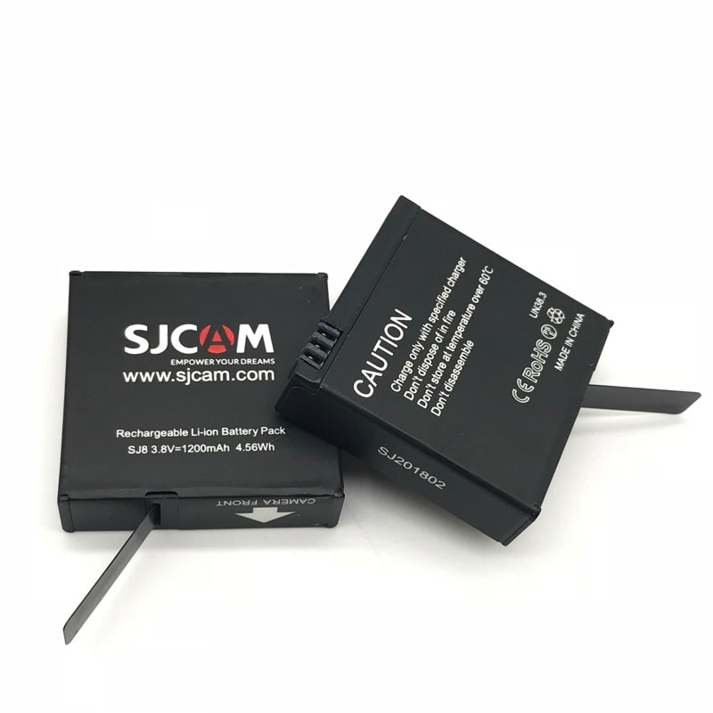 SJCAM SJ8 Batteria - 1200mAh Li-Ion Ricaricabile per SJCAM SJ8 PRO/PLUS/AIR Action Cam