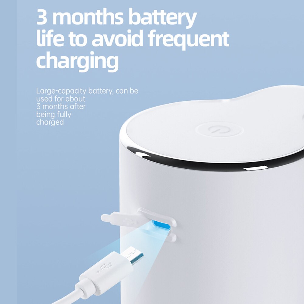 Automatic Foam Soap Dispenser Touchless Sensor USB Charging Smart Foam Machine Infrared Sensor Liquid Dispenser Hand Sanitizer