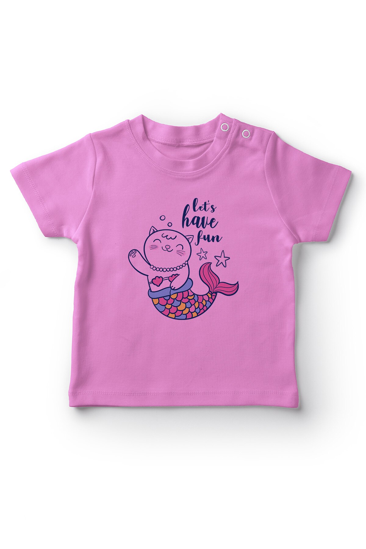 Angemiel Baby Hebben Komen Op Geschreven Zee Kat Baby Meisje T-shirt Roze