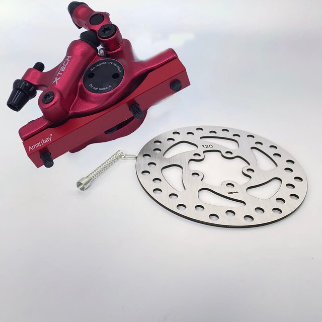 Upgrade Xtech Aluminium Hydraulische Rem Voor Xiaomi M365/Pro 1S Pro 2 Elektrische Scooter Hydraulische Schijfremmen zuiger Onderdelen: Red 3