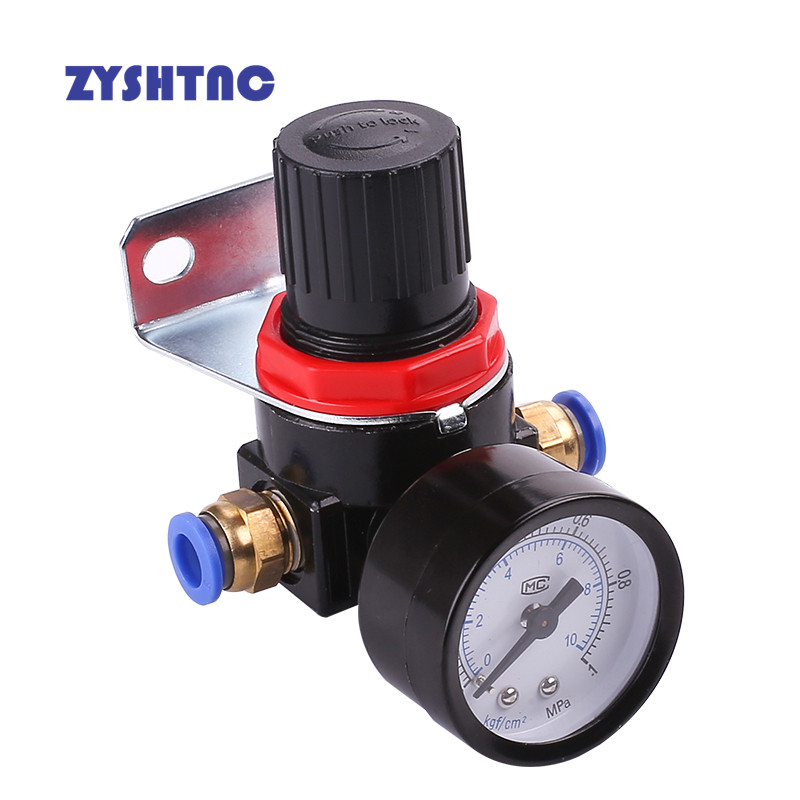 AR2000 G1/4'' AR2000-02 Pneumatische Mini Luftdruck Linderung Kontrolle Kompressor Regler Behandlung Einheiten Ventil Messgerät passend zu