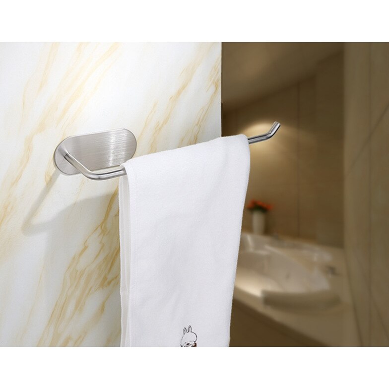-badeværelse toilet 304 rustfrit stål papirhåndklæde rack rulle stativ hul udstanset køkken toiletpapir holder