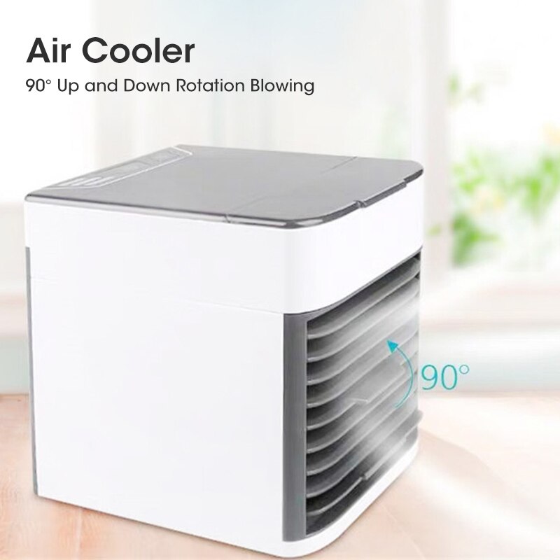 Portable Air Conditioner Mini USB Fan Water Cooling Fan Small Room Air Circulator Fan