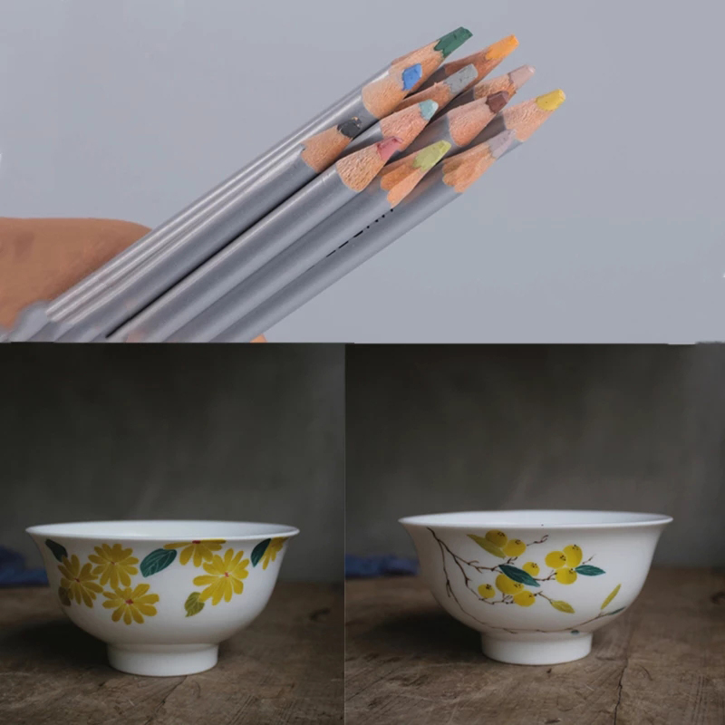 Ceramics ceramic art underglaze colored pencils diy ceramics hand painted glaze chalk ceramic painting and coloring tools
