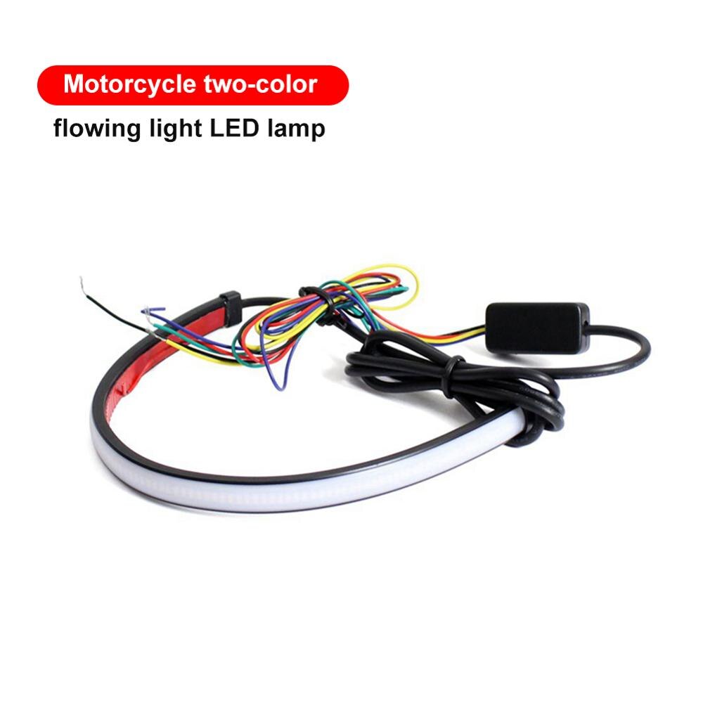 Motorcycle Tail Led Light Strip Sequential Switchback Flowing Led Tail Brake Turn Signal Strip Motorcycle Led Strip Accessories