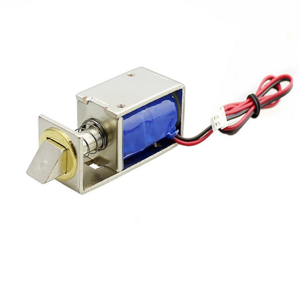 LY-03DC12V File Display Cabinet Drawer Latch Assembly Solenoid Electric Lock Fit For Desk Cabinet Window Or Safe Box