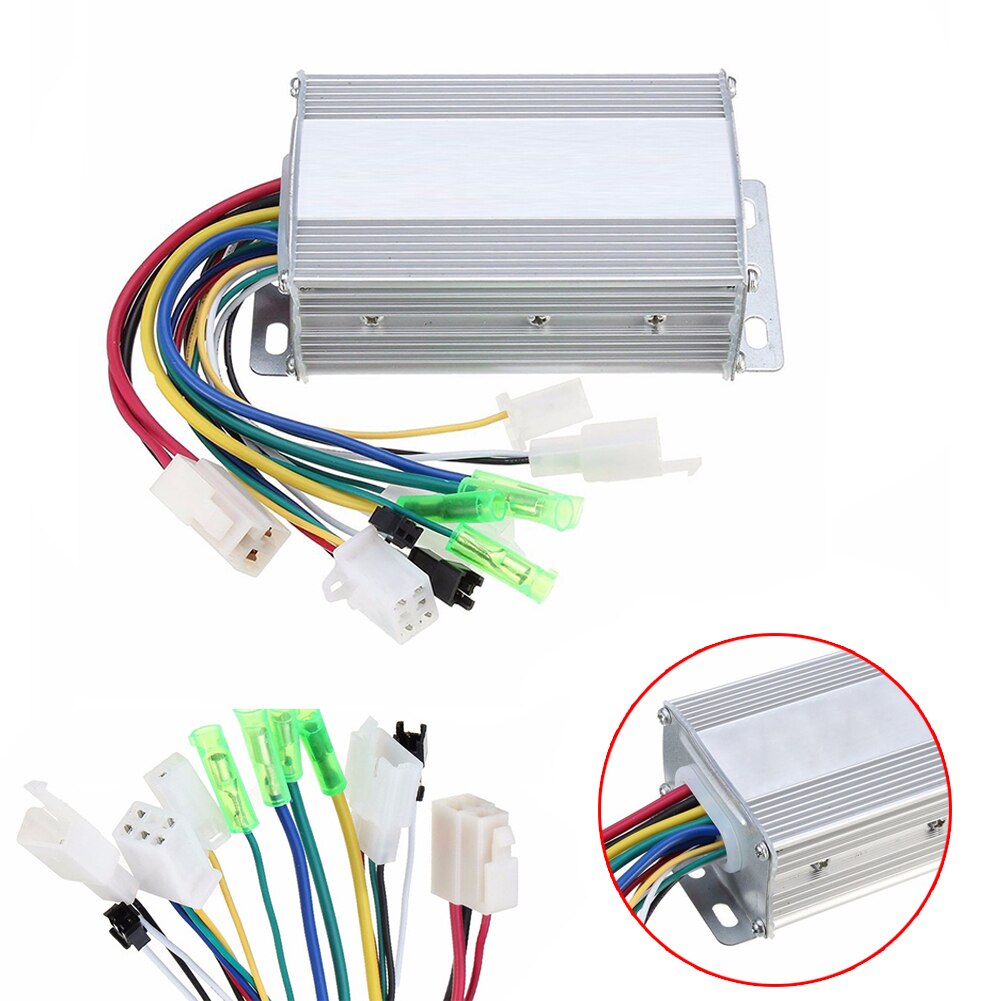 Controlador de bicicleta eléctrica, Motor sin escobillas, 36V/48V, 350W
