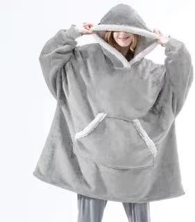 Winter Dicke Comfy Fleece TV Decke Mit Ärmeln Mit Kapuze Gewichteten Erwachsene Fleece Decke Hoodie Tasche Weiche Warme Für Betten Hoodie: 12