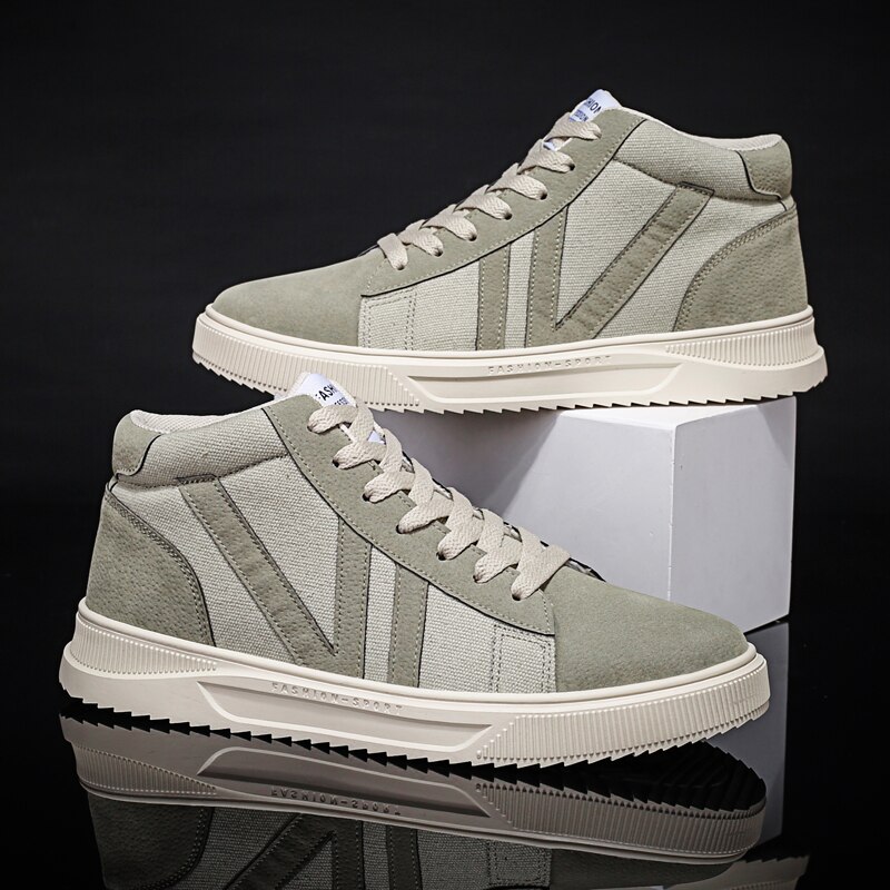 Winter heren casual schoenen witte herenschoenen explosie trend board canvas herenschoenen comfortabel lichtgewicht 40