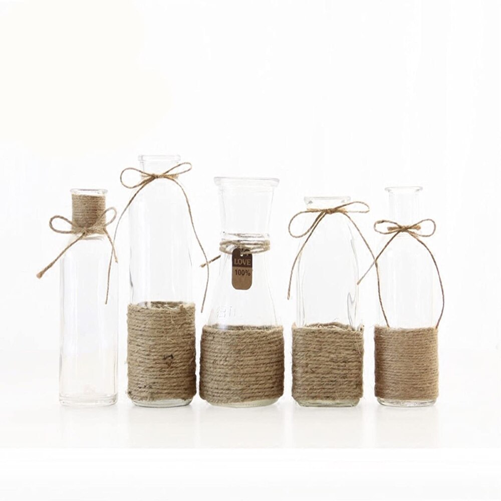 1MM Natürliche Jute Schnur Beste Kunst Handwerk Schnur Weihnachten Schnur Langlebig Verpackung Schnur für Gartenarbeit Anwendungen 100Meter